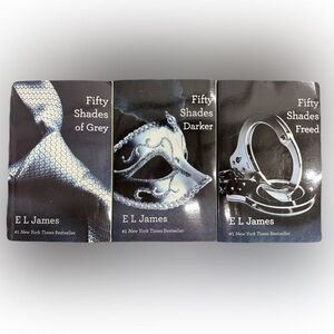 50 Shades Trilogy by E.L. James Paperback Books